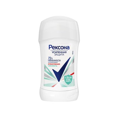 Дезодорант для тела REXONA/РЕКСОНА 40мл женский Антибактериальная свежесть стик