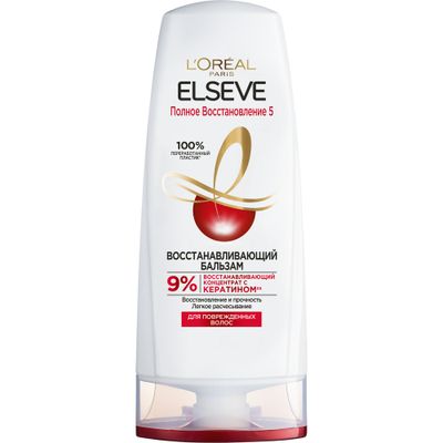 Бальзам-ополаскиватель для волос L'OREAL Elseve 400мл Полное восстановление 5