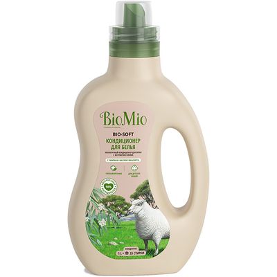 BIO MIO 1000мл Bio-Soft Эвкалипт и хлопок