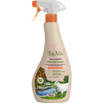 Средство чистящее BIO MIO 500мл Bio-Bathroom для ванны Грейпфрут, спрей