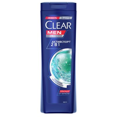 Шампунь-бальзам CLEAR/КЛИАР MEN VITA ABE 400мл 2в1 Актив Спорт