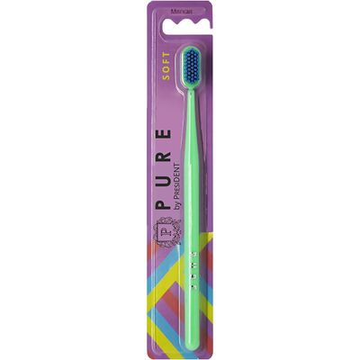 Зубная щетка PRESIDENT Pure by SOFT мягкая арт. 583