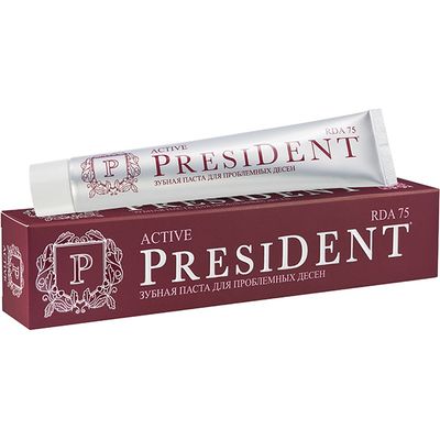Зубная паста PRESIDENT 75мл Active