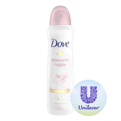 Дезодорант для тела DOVE/ДАВ 150мл женский Нежность пудры спрей