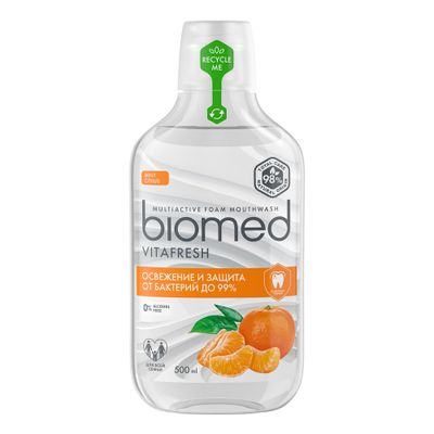 Ополаскиватель для полости рта BIOMED 500мл Vitafresh