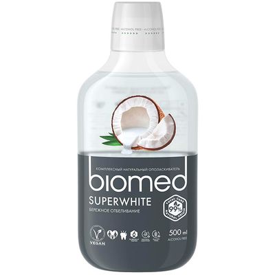 Ополаскиватель для полости рта BIOMED 500мл Superwhite