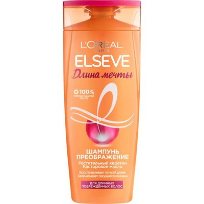 Шампунь для волос L'OREAL Elseve 400мл Длина Мечты