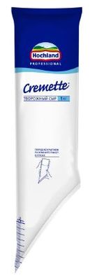 Сыр творожный Hochland Cremette, рукав, 1кг