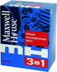 Напиток коф. МАКСВЕЛ ХАУС 3в1 натур.раств. 12шт*12бл*14г