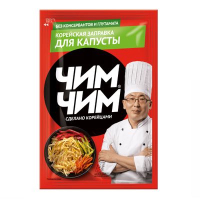 Корейская заправка Чим-Чим для капусты пакет 60г 1/4/12