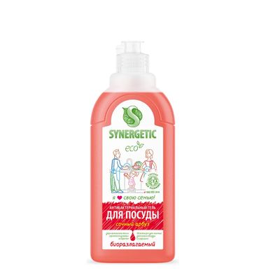 Гель для мытья посуды SYNERGETIC 500мл Арбуз*14