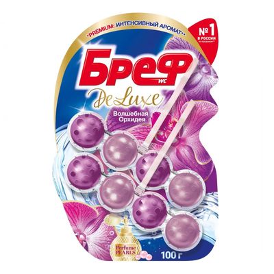 Туалетный блок БРЕФ 2x50г Делюкс Волшебная орхидея