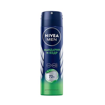 Дезодорант для тела NIVEA MEN 150мл спрей Мандарин и кедр*6