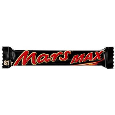 Шоколадный батончик Mars Max с карамелью и нугой, 81 г