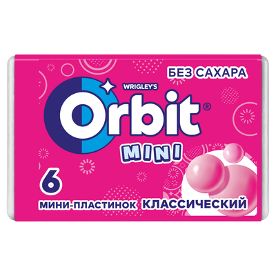 Жевательная резинка Orbit Детский Классический 10,2г