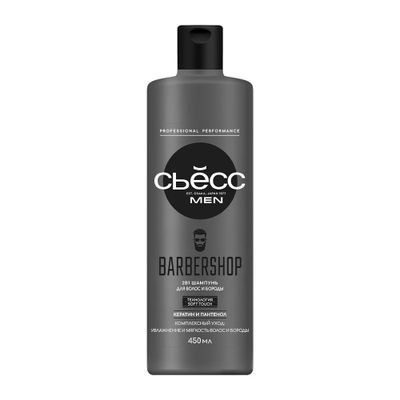 Шампунь для волос СЬĔСС MEN 450мл BARBERSHOP