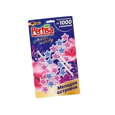 Блок для унитаза PERFISA 200г Мелодия островов, 4 подвески