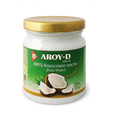 AROY-D Масло Кокосовое E.V. 180 мл*12 ст/б