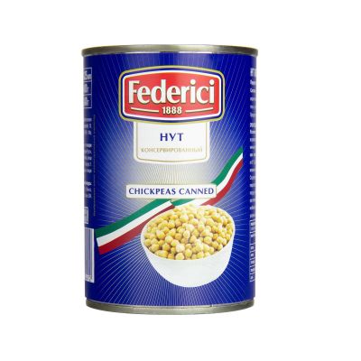 FEDERICI Нут конс. 425гр *12 ж/б ключ
