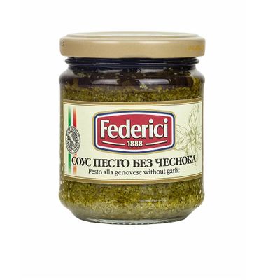 FEDERICI "Pesto alla Genovese without garlic" Соус Песто без чеснока 190гр *12