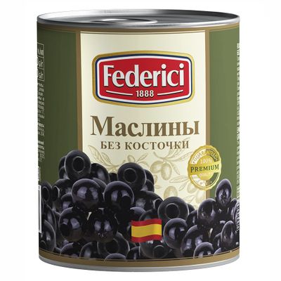 FEDERICI Маслины б/к 3кг.*6