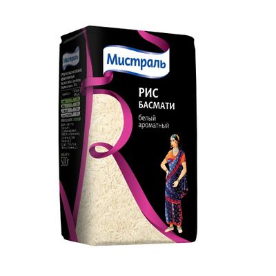 Мистраль Рис Басмати 500гр.*12