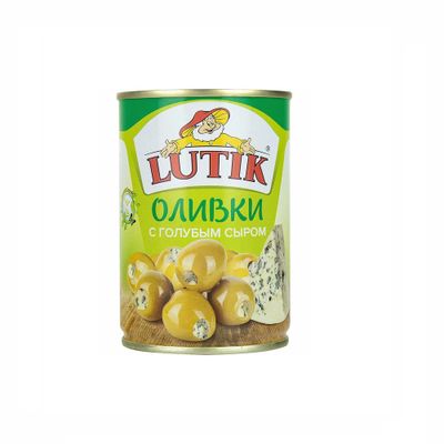 LUTIK Оливки с Голубым сыром 280мл.*12