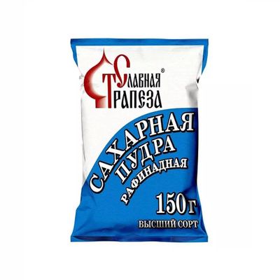 Славная Трапеза Сахарная пудра 150гр.*36