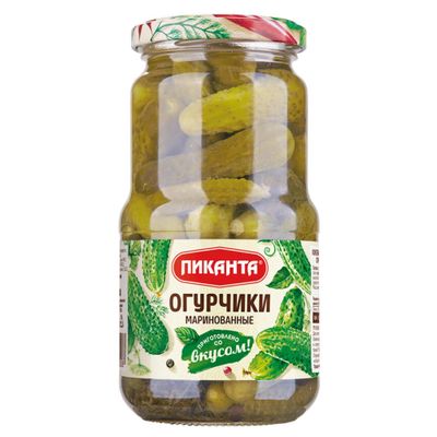 Пиканта Огурчики МАРИНОВАННЫЕ 460гр.*6
