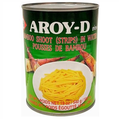 AROY-D Ростки бамбука (полоски) 0,54кг.*24 ж/б