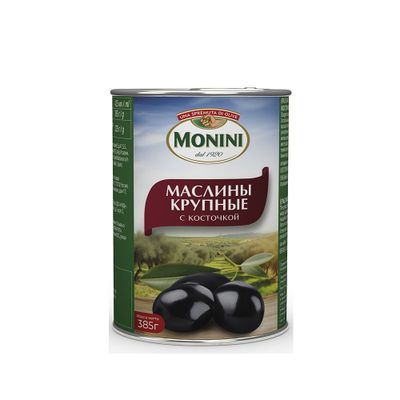 MONINI Маслины крупные с/к 385гр.*12