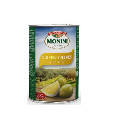 MONINI Оливки с лимоном 300гр.*12