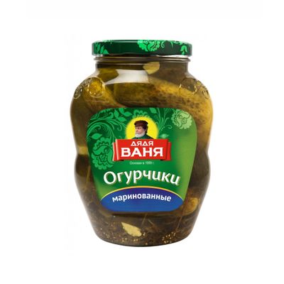 Дядя Ваня Огурцы марин. слабокислые 1800 гр *6 с/б