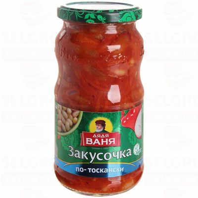 Дядя Ваня Закуска Тосканская с овощами 460гр.*8 с/б