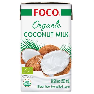 FOCO Кокосовое молоко ORGANIC 250мл*36 тетра пак