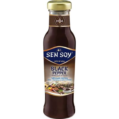 СЭНСОЙ Премиум Соус С Черным Перцем "Black Pepper" 320гр.*6