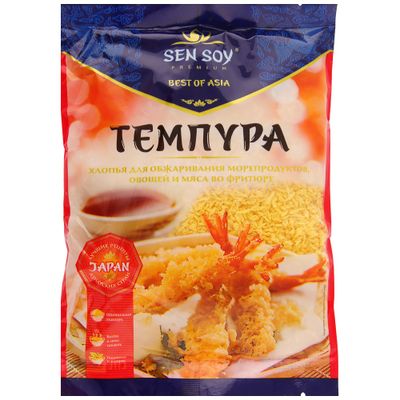 СЭНСОЙ ПРЕМИУМ "Tempura" Хлопья панировочные японские 100гр.*10 пакет