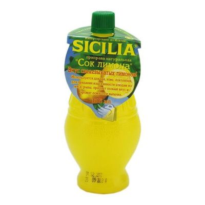 SICILIA приправа Сок Лимона с мятой 115мл.*12 п/б
