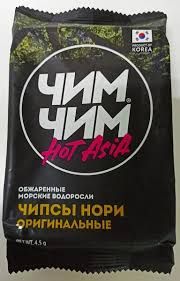 Чим-Чим Чипсы Нори Оригинальные из морской капусты 4.5гр.*72