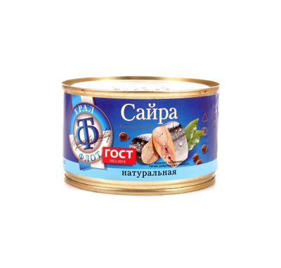 Трал Флот Сайра тихоокеанская НДМ 240гр.*48