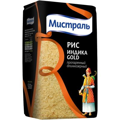 Мистраль Рис Индика Gold 500гр*12
