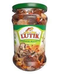 LUTIK Грибное ассорти в маринаде 314мл.*12 с/б