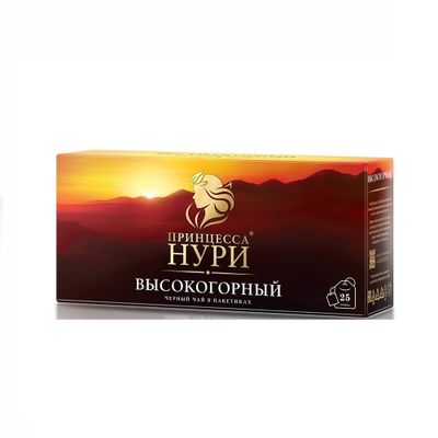 Чай черный Принцесса НУРИ Высокогорный, в пакетиках, 2г*25шт