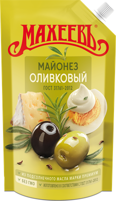 Майонез Махеевъ Оливковый 67% 400мл