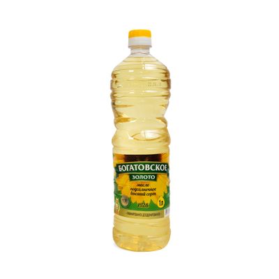 Масло подсолнечное Богатовское золото, 1л
