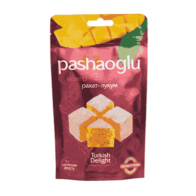 Рахат-Лукум Pashaoglu манго-семена чиа 150 гр