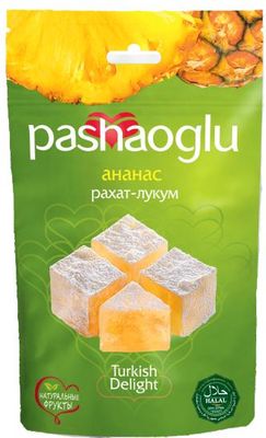 Рахат-Лукум Pashaoglu с ананасом 150 гр