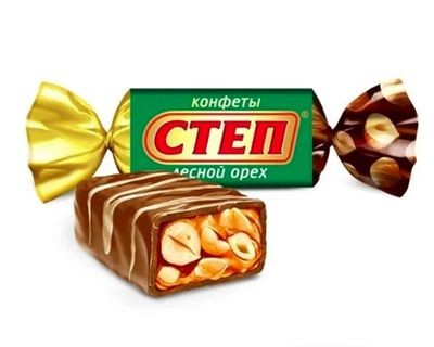 Конфеты Славянка Степ Лесной орех с арахисом и фундуком 174 гр.