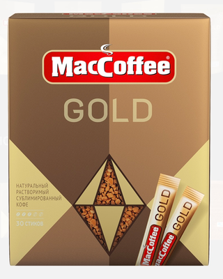 Кофе MacCoffеe GOLD натур.раствор.субл. карт/уп 1,8г*30шт*12
