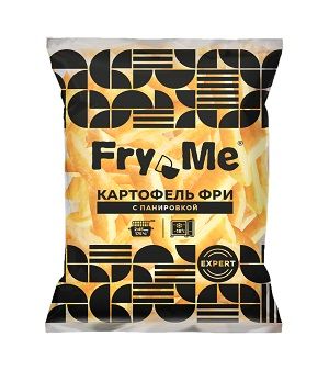 Картофель фри WEFRY EXPERT FMS18 Стейкхаус с панировкой 9х18 мм пакет 2,5 кг